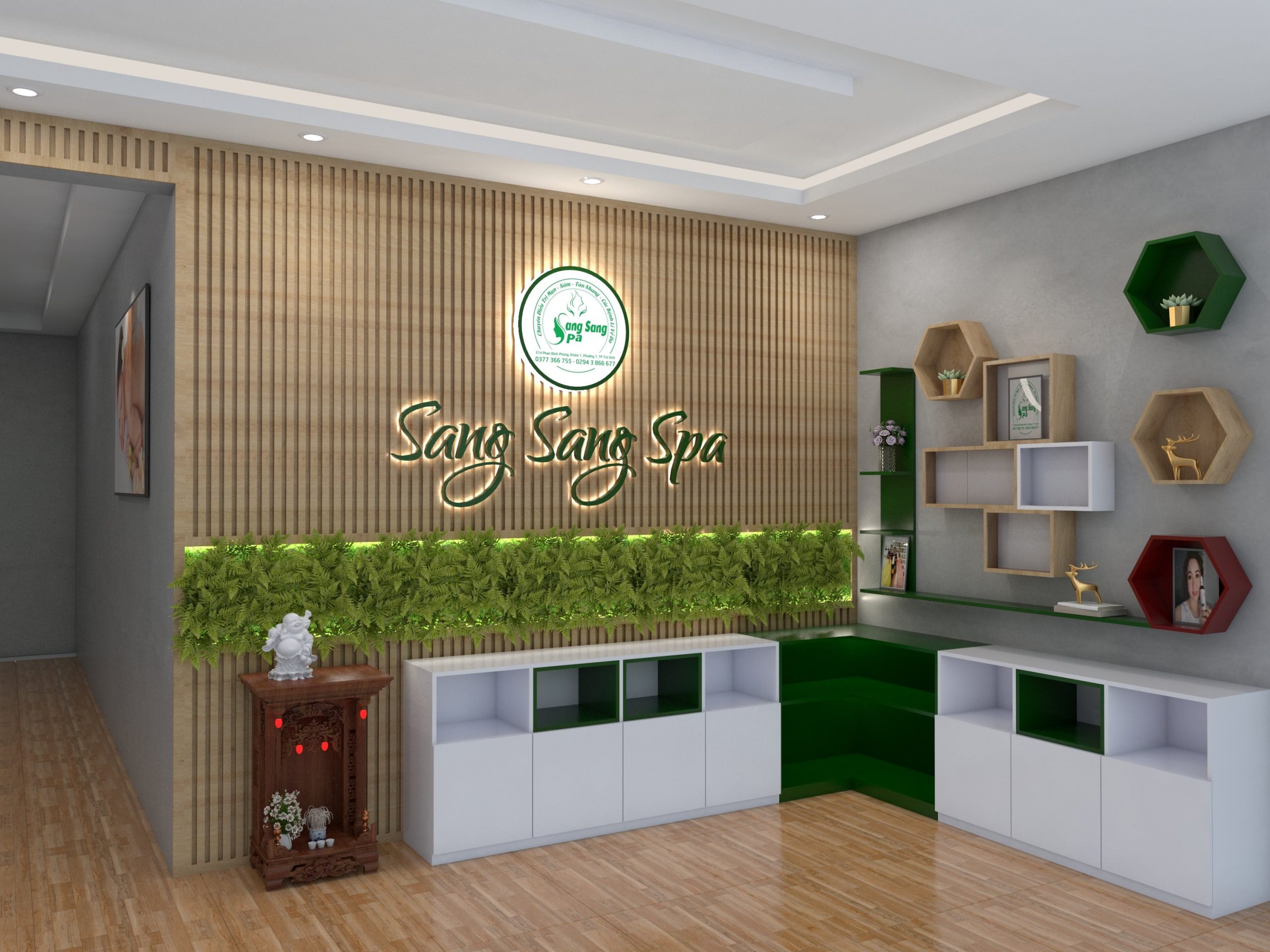 NHẬN THIẾT KẾ THI CÔNG SHOP – SPA